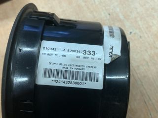 bontott RENAULT ESPACE IV Fűtéskapcsoló