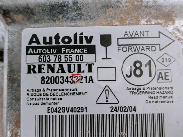 bontott RENAULT ESPACE IV Légzsák Elektronika