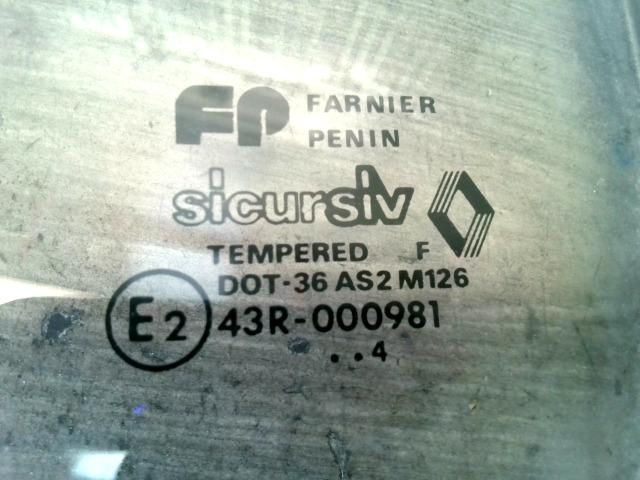 bontott RENAULT EXPRESS Bal hátsó Ablak