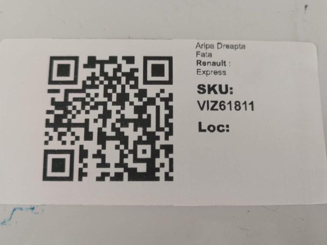 bontott RENAULT EXPRESS Jobb első Sárvédő