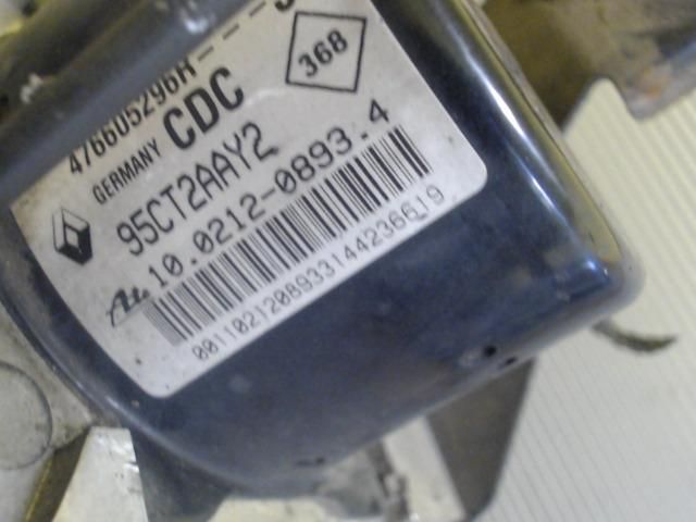 bontott RENAULT FLUENCE ABS Kocka