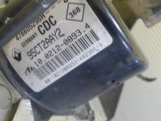 bontott RENAULT FLUENCE ABS Kocka