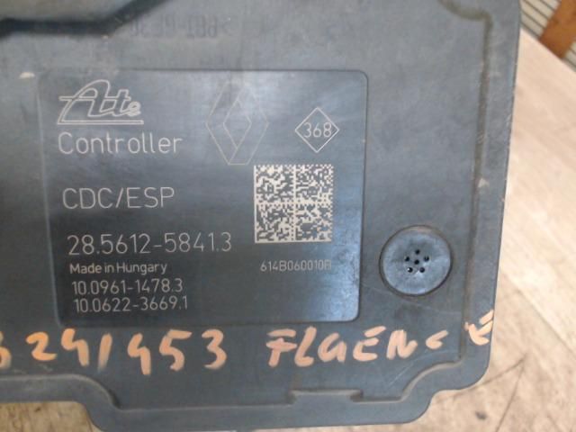 bontott RENAULT FLUENCE ABS Kocka