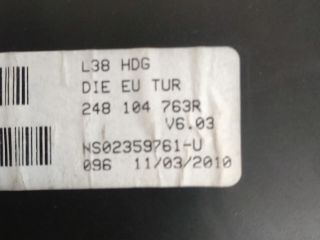 bontott RENAULT FLUENCE Kilométeróra