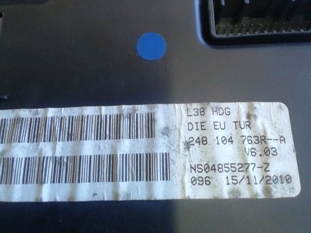 bontott RENAULT FLUENCE Kilométeróra