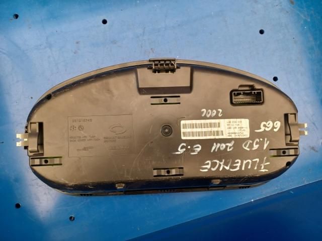 bontott RENAULT FLUENCE Kilométeróra