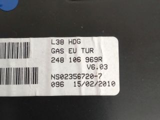 bontott RENAULT FLUENCE Kilométeróra