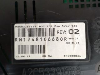 bontott RENAULT FLUENCE Kilométeróra