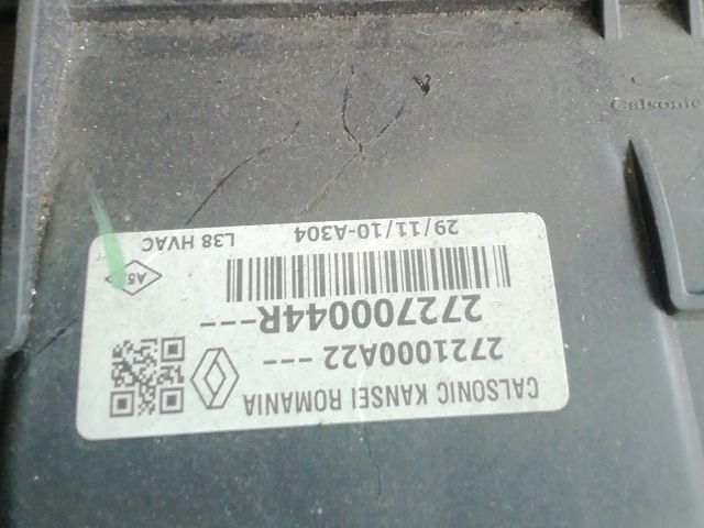 bontott RENAULT FLUENCE Fűtés Box