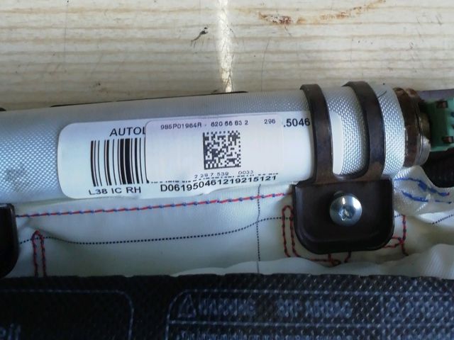 bontott RENAULT FLUENCE Jobb első Függöny Légzsák