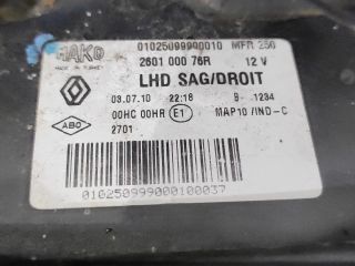 bontott RENAULT FLUENCE Jobb Fényszóró