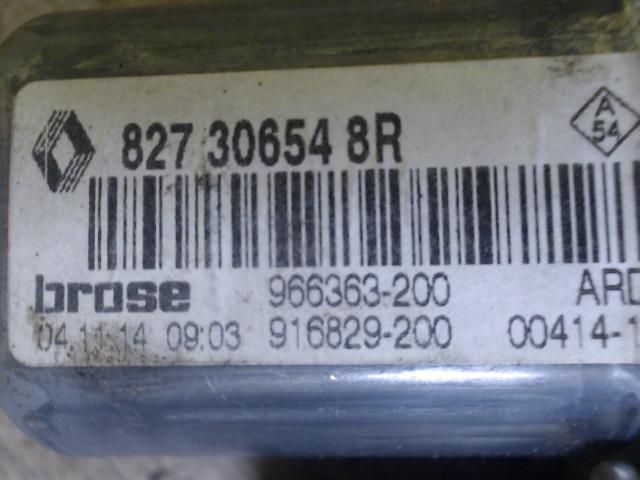 bontott RENAULT FLUENCE Jobb hátsó Ablakemelő Motor