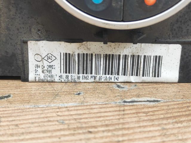 bontott RENAULT GRAND SCÉNIC Fűtéskapcsoló