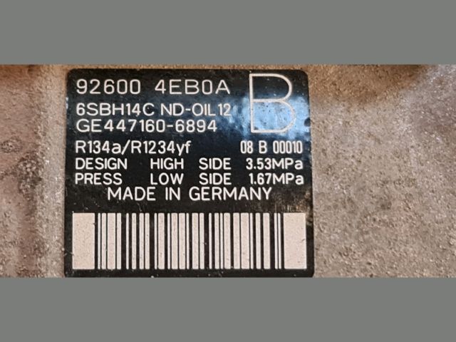 bontott RENAULT KADJAR Klímakompresszor