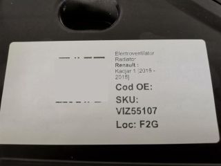 bontott RENAULT KADJAR Hűtőventilátor