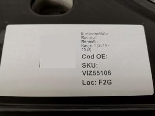 bontott RENAULT KADJAR Hűtőventilátor