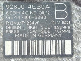 bontott RENAULT KADJAR Klímakompresszor