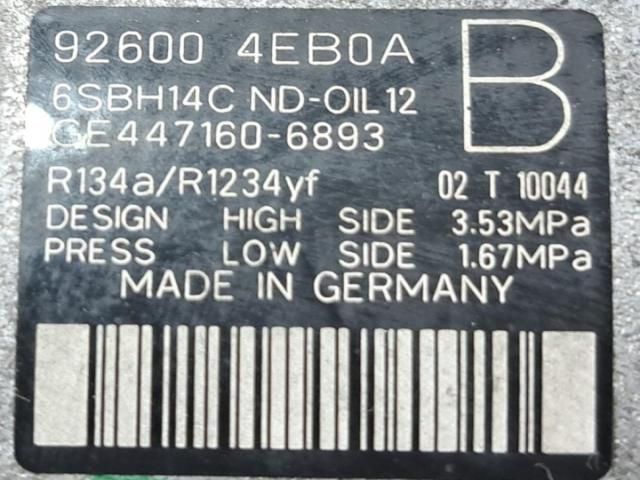 bontott RENAULT KADJAR Klímakompresszor