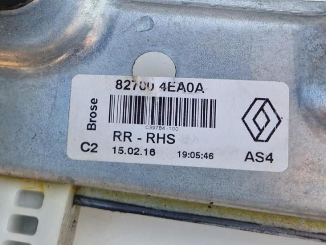 bontott RENAULT KADJAR Jobb hátsó Ablakemelő Szerkezet (Elektromos)