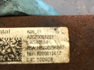 bontott RENAULT KANGOO Közösnyomócső