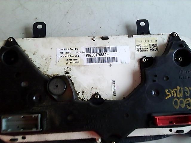 bontott RENAULT KANGOO Kilométeróra