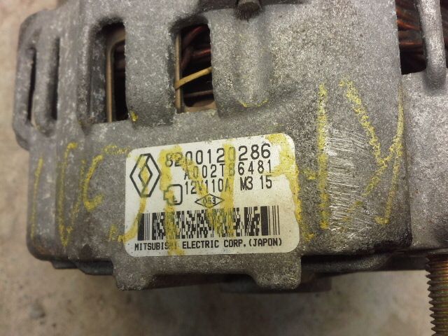 bontott RENAULT KANGOO Generátor