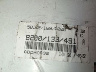 bontott RENAULT KANGOO Kilométeróra