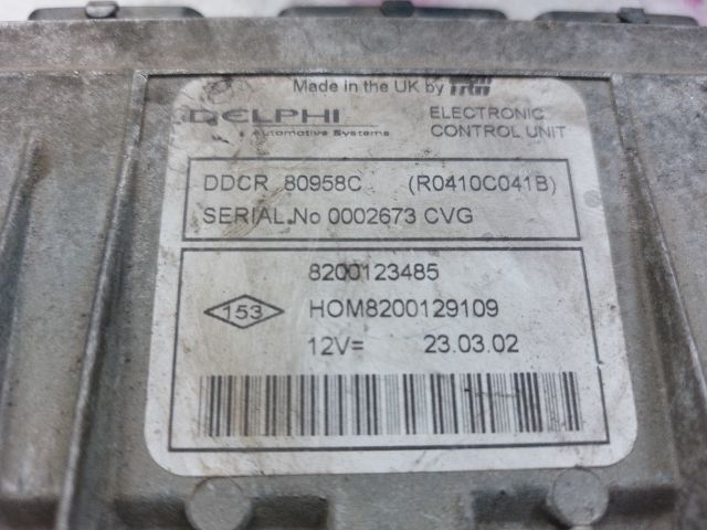 bontott RENAULT KANGOO Motorvezérlő