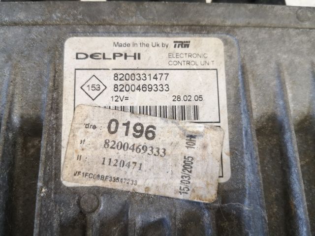 bontott RENAULT KANGOO Motorvezérlő