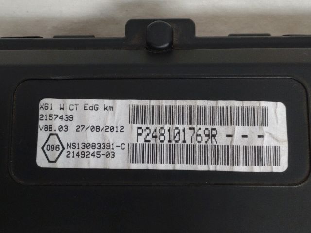 bontott RENAULT KANGOO Kilométeróra