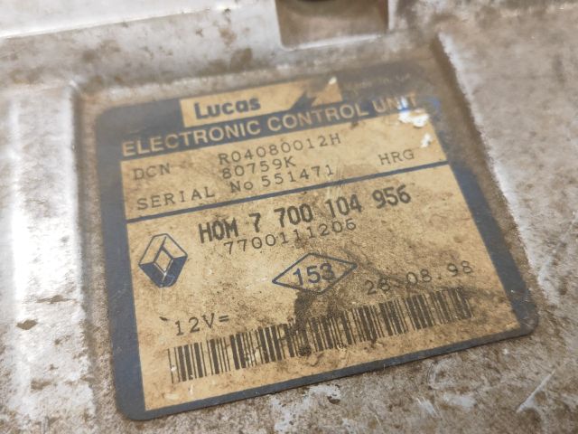 bontott RENAULT KANGOO Motorvezérlő