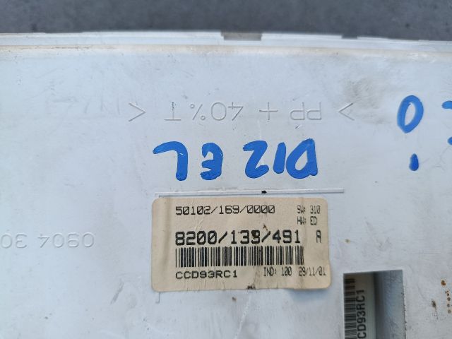 bontott RENAULT KANGOO Kilométeróra