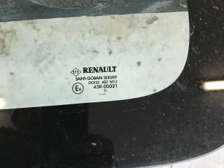 bontott RENAULT KANGOO Bal C Oszlop Oldalablak Üveg