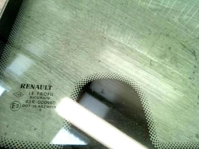 bontott RENAULT KANGOO Bal hátsó Ablak