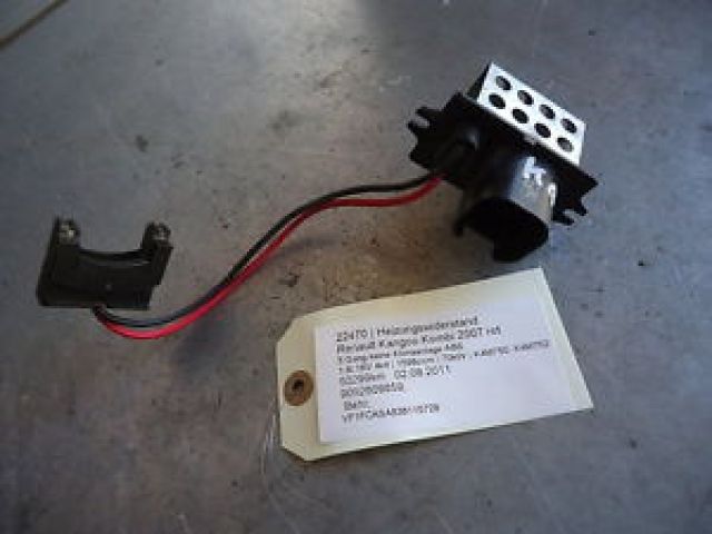 bontott RENAULT KANGOO Előtét Ellenállás Fűtőmotor