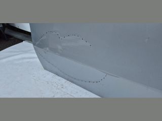 bontott RENAULT KANGOO Jobb első Ajtó (Üres lemez)