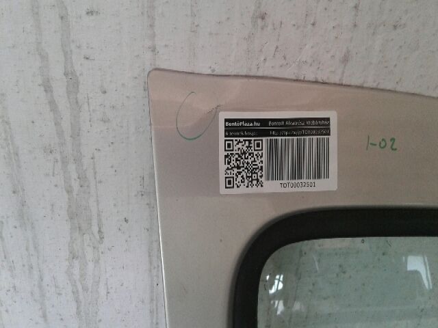 bontott RENAULT KANGOO Jobb első Ajtó (Üres lemez)