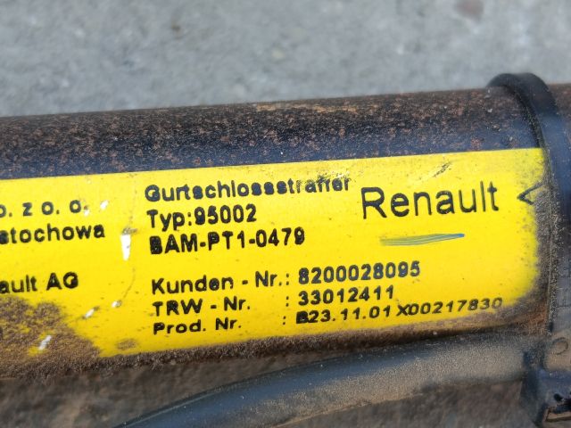 bontott RENAULT KANGOO Jobb első Biztonsági Öv Csat