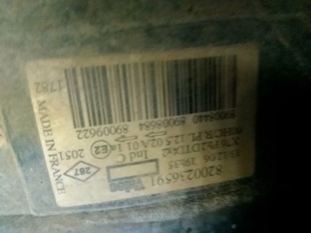 bontott RENAULT KANGOO Jobb Fényszóró