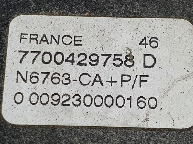 bontott RENAULT KANGOO Kormánylégzsák