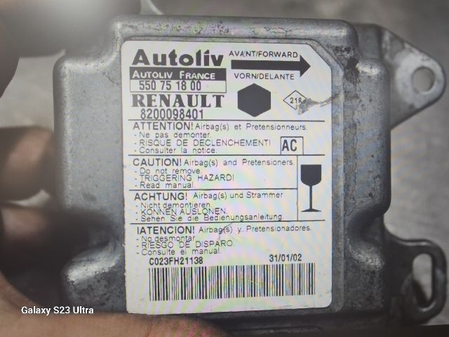 bontott RENAULT KANGOO Légzsák Elektronika