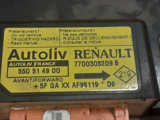 bontott RENAULT KANGOO Légzsák Elektronika