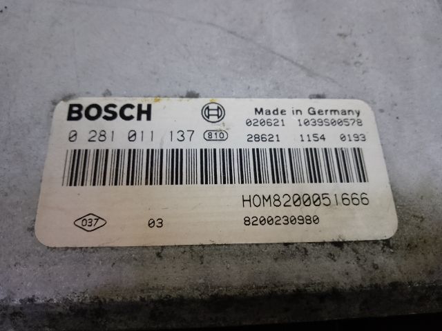 bontott RENAULT KANGOO Motorvezérlő