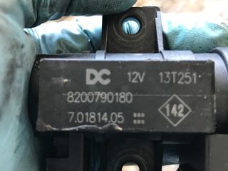 bontott RENAULT KANGOO Turbó Vákum Szelep