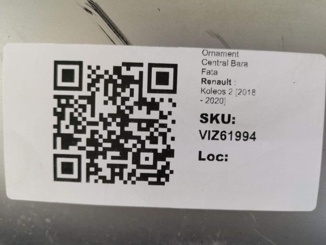 bontott RENAULT KOLEOS Első Lökhárító Díszléc