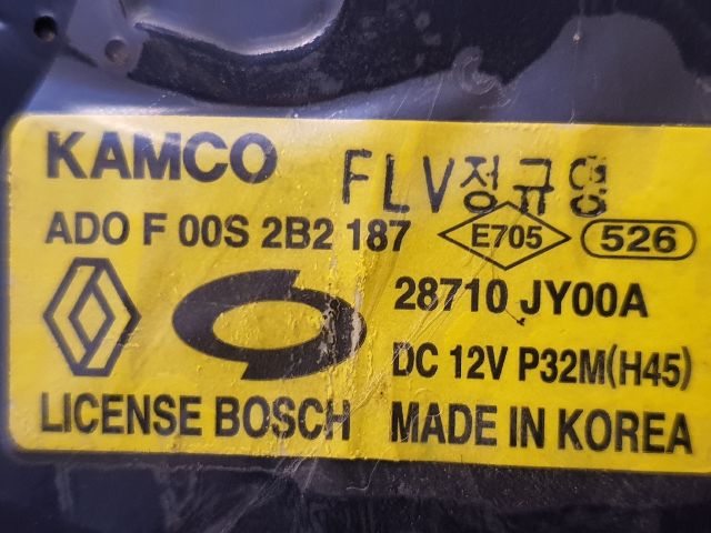 bontott RENAULT KOLEOS Hátsó Ablaktörlő Motor