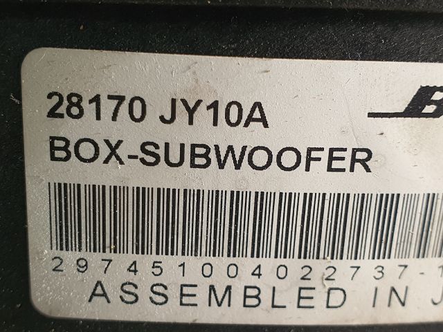 bontott RENAULT KOLEOS Mélynyomó Hangszóró