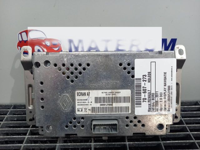 bontott RENAULT KOLEOS Multifunkciós Kijelző