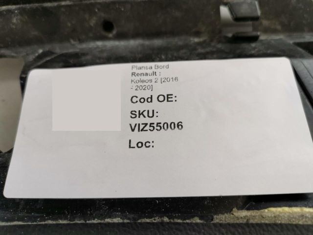 bontott RENAULT KOLEOS Műszerfal Héj