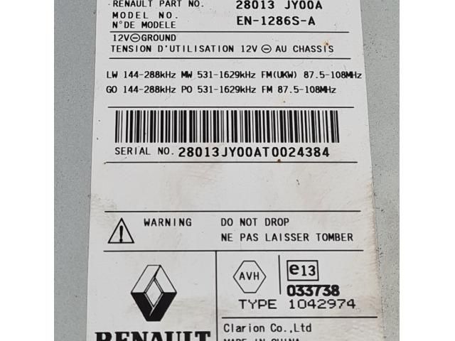 bontott RENAULT KOLEOS Navigációs Fejegység